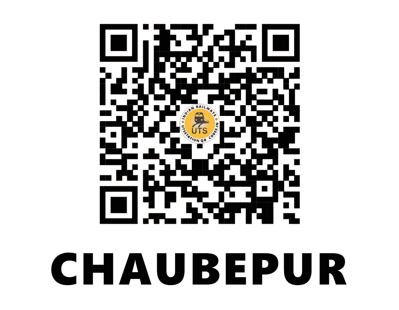 UTS QR Code for CHAUBEPUR - CBR (NE - UTTAR PRADESH)